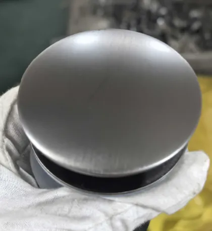 Донний клапан для раковини без переливу KOER PW-08-07 автоматичний (Click-Clack) (Колір графітовий) 1 1/4'' (KR6484) — Photo 10