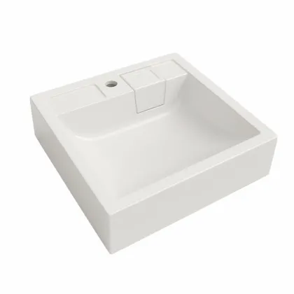 Раковина на пральну машину Qtap Arvin 595x595x115 мм, White QTARV2365WHI48575