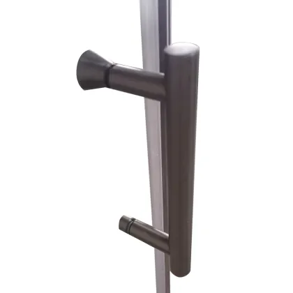 Душова кабіна без піддону Koer SR SC03-90x90x200-TR-07 прозоре скло Easy Clean 6мм, графіт (KR5359) — Photo 9