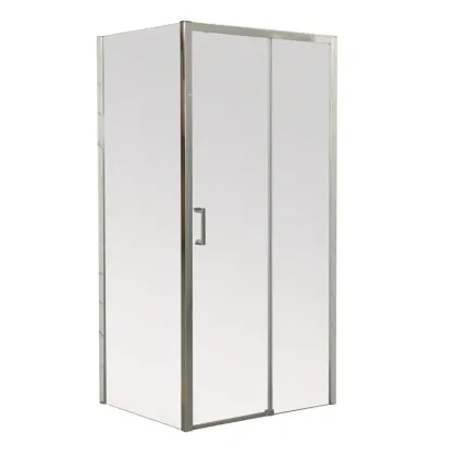 Душова кабіна без піддону Mixxus Premium DIVERSE SC03-100x80x195-TR Chrome прозоре скло 6мм (MI6865)