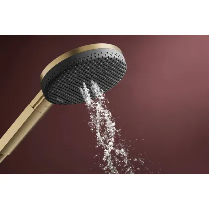 RAINDANCE ALIVE SELECT S душовий набір EcoSmart (ручний душ 3режими, шланг, тримач), шліфованна бронза — Photo 7