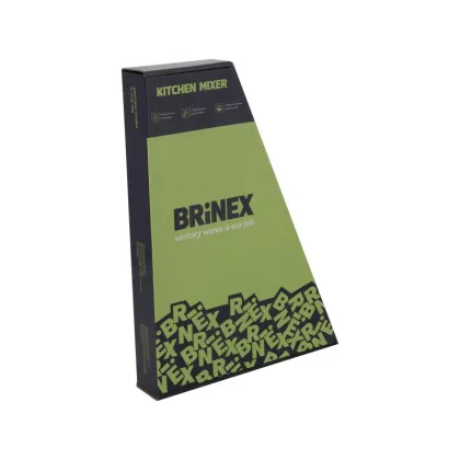 Змішувач для кухні Brinex Pure 015F U-образний Black Matt BRIPUR015FBLM — Photo 5