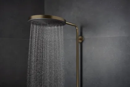 PULSIFY S PURO Showerpipe душова система 260 з термостатом, колір шліфованна бронза — Photo 5