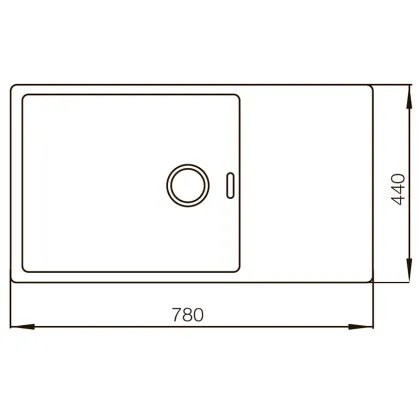 Мийка Mixxus MX7844-200x1.2-Satin (MX0560) — Photo 1