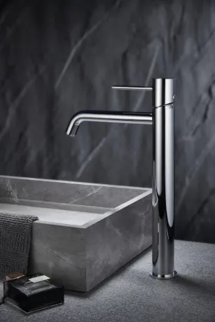 IMEX MONZA CHROME Змішувач для умивальника високий, хром — Photo 2