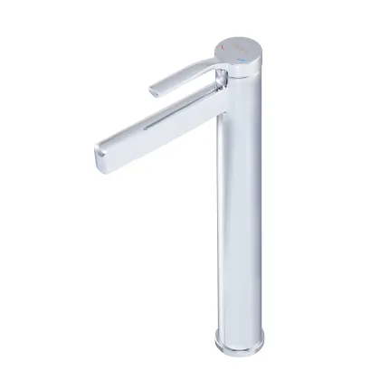 Змішувач для умивальника Haiba Lemon 001 Hight високий (HB9586) — Photo 5