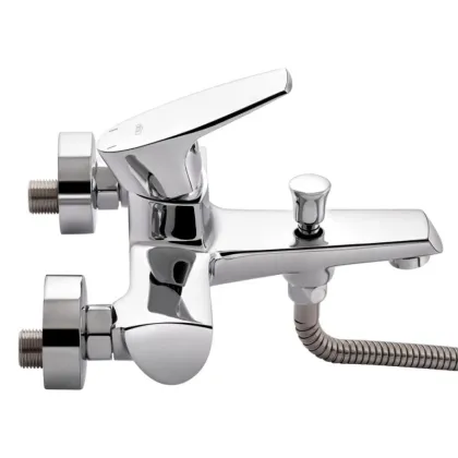 Змішувач для ванни Qtap Optima (з душовим гарнітуром) QTOPTCRM006 Chrome — Photo 3