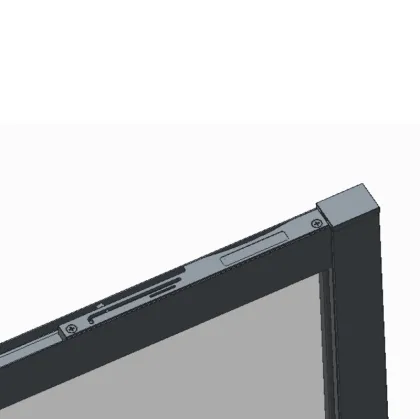 Шторки скляні на ванну розсувні Koer SR BS06-120x150-TR-01 прозоре скло Easy Clean 6мм, хром (KR5945) — Photo 8