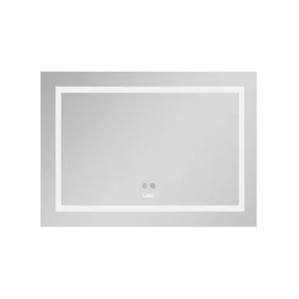 Дзеркало Lidz Kubis 800х600 з LED-підсвічуванням Touch, з антизапотіванням, з димером, рег. яскравості LD78LF9047400 — Photo 2