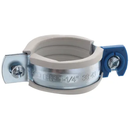 Хомут трубний оцинкований Koer KCB.10.G 1-1 / 4 "(38-43) сірий — Photo 2