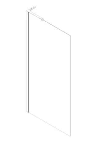Душова перегородка Koer SR SP02-100x200-TR-01 Walk-In прозоре скло Easy Clean 8мм, хром (KR5395) — Photo 29