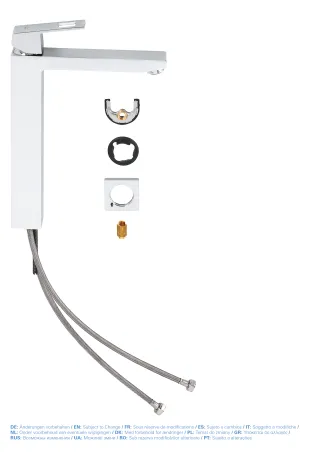 Змішувач на стільницю для раковини XL-розміру Grohe Eurocube (23406000) — Photo 4