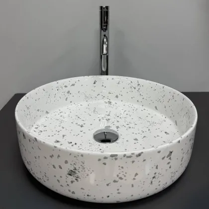 Умивальник (раковина) VBI BARI S GREY MOSAIC накладний — Photo 1