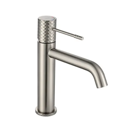 IMEX GENOVA BRUSHED NICKEL Змішувач для умивальника, матовий нікель