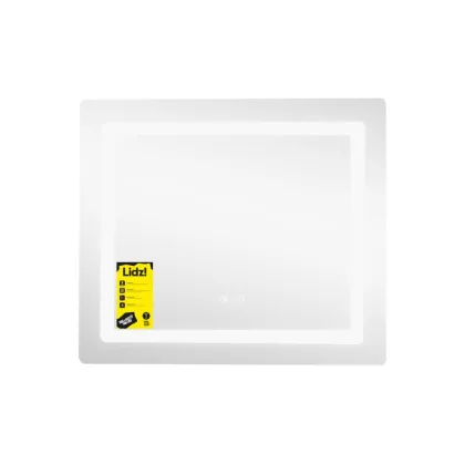 Дзеркало Lidz Kubis (KU2) 600х700 з LED-підсвічуванням Touch, з антизапотіванням, з димером, рег. яскравості LDKU60070049286 — Photo 2