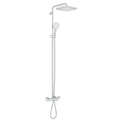Душова система настінного монтажу з термостатом для ванни Grohe Tempesta System 250 Cube (26691001) — Photo 4