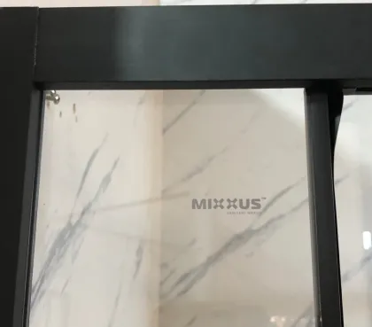 Душова кабіна без піддону Mixxus Premium Quadro SC01-120x80x195-TR Black прозоре скло 6мм (MI8293) — Photo 13