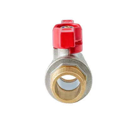 Кран кульовий ГШМ Koer Extreme KE.218-20 - 3/4" FM ручка "метелик" червона (KR5760) — Photo 1