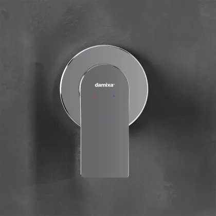 Вбудований змішувач для ванної та душу, хром Damixa 477500000 Apollo — Photo 2