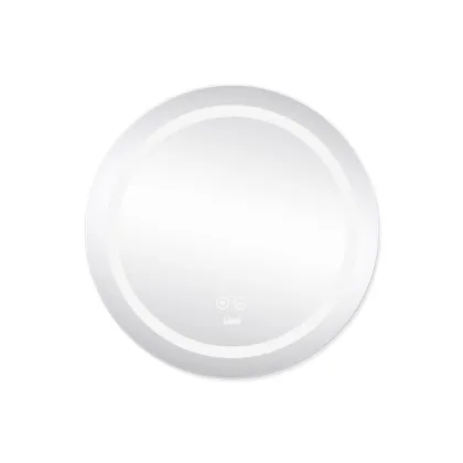 Дзеркало Lidz Aria R600 з LED-підсвічуванням Touch, з антизапотіванням, з димером, рег. яскравості LD78LR600 — Photo 2
