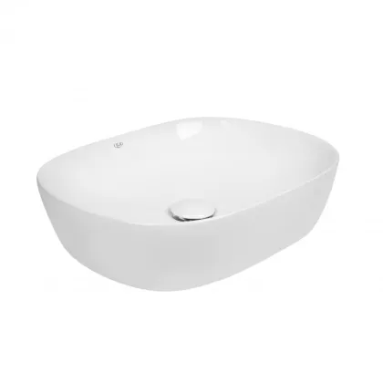 Раковина-чаша Qtap Aquarius 465x375x115 White з донним клапаном QT21112185W — Photo 3