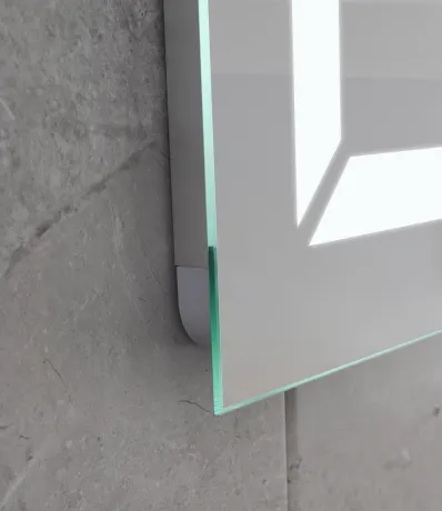Дзеркало Mixxus LIGHT MR01-70x50 з Led Touch, Anti-fog, димером, регулятором яскравості, годинником (MI6000) — Photo 7