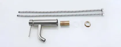 Змішувач для раковини (умивальника) REA LUNGO CHROME хром низький — Photo 6