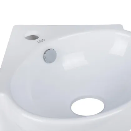 Раковина Qtap Leo 390x365x130 White QT11115010WN — Photo 3