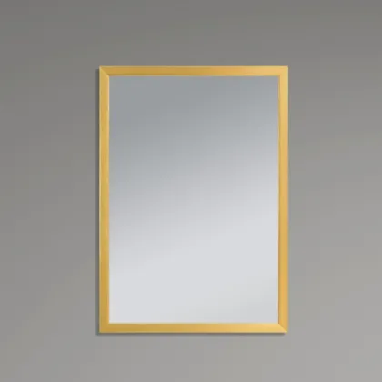 Дзеркало настінне ZERIX FONTE MRZ09-60x85-REVERSE GOLD прямокутне в золотій рамі (ZX6211) — Photo 2