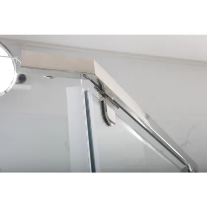 Душова кабіна з низьким піддоном MIXXUS LINES SCT01-90x90x198-TR CHROME прозоре скло 6мм NEW (в 2 ящ) (MI8370) — Photo 7
