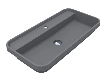 Умивальник OCEAN 800 MIRASTONE GRAY Miraggio