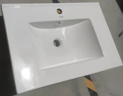 Раковина меблева Mixxus Premium CUBIC-1502 710х460х170mm з отвором під змішувач та переливом (MP6496) — Photo 4