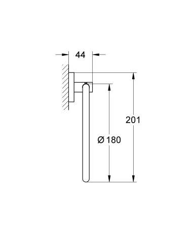 Кільце для рушника Grohe Essentials New (40365001) — Photo 3