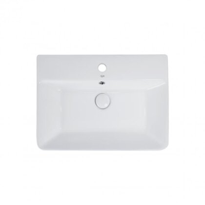 Раковина Qtap Virgo 600x420x140 White з донним клапаном QT18112253W