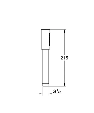 Ручний душ Grohe SPA RSH Aqua Stick, 1 режим (26866000) — Photo 1