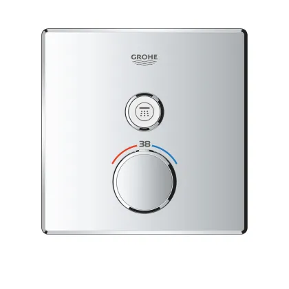 Термостат прихованого монтажу із одною кнопкою керування Grohe Grohtherm SmartControl (29123000) — Photo 6