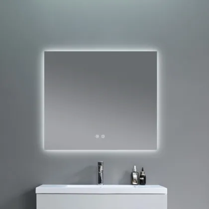 Дзеркало Qtap Taurus (TA1) 1000×800 мм з LED-підсвічуванням Touch, з антизапотіванням, з димером, рег. темп. кольору (3000-6500K) QTTAU100080048956 — Photo 7