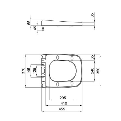 Сидіння для унітазу Qtap Gemini з мікроліфтом Slim QT25992614EW — Photo 1