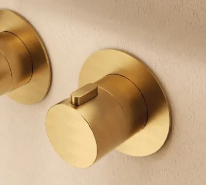 IMEX BOLONIA BRUSHED GOLD Набір для душу термостатичний, PVD матове золото — Photo 6