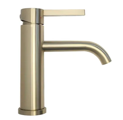 Змішувач для раковини REA FOSTER BRUSHED GOLD низький — Photo 3
