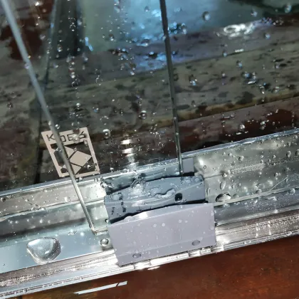 Двері в нішу Koer SR SD03-140x200-TR-01 прозоре скло Easy Clean 8мм, хром (KR5385) — Photo 24