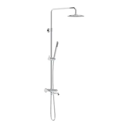 Душова система з ванно душовим ТМС змішувачем, хром Damixa 936810000 Scandinavian Pure