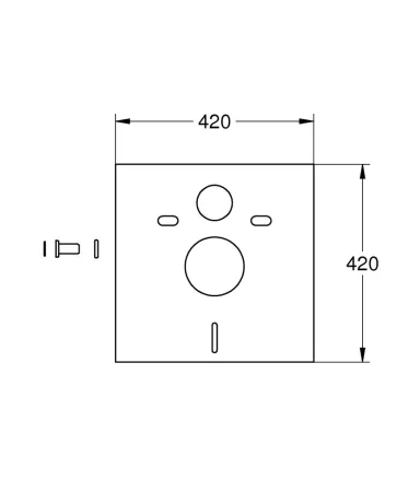 Комплект для звукоізоляції Grohe (37131000) — Photo 1