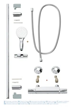 Термостат для душу із душовим гарнітуром Grohe Grohtherm 800 (34566001) — Photo 4