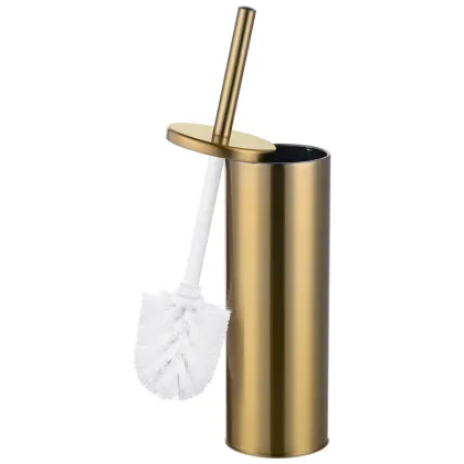 Йоржик для унітазу підлоговий Mixxus Ellipse-TB0202 Brushed Gold (колір матове золото) (MI8401) — Photo 2