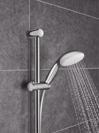Душовий гарнітур зі штангою, 1 режим струменю Grohe New Tempesta Classic (27924001) — Photo 6