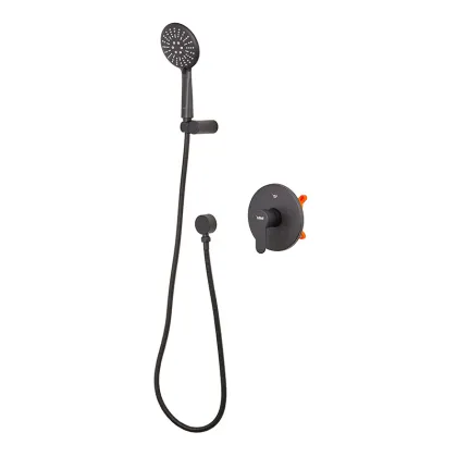 Змішувач для душу Haiba Amanda 003 (Inner) Black (HB3956) — Photo 4