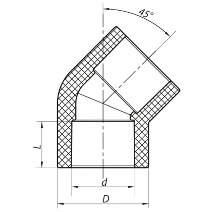 Кут 45 Koer K0015.PRO - 32 PPR (KP3390) — Photo 1