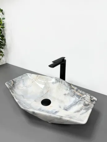 Умивальник (раковина) VBI VENEZIA S GRANIT GLOSSY накладний