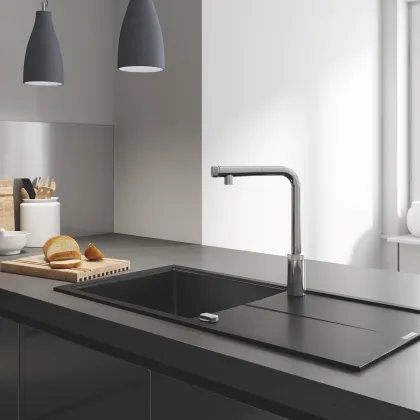 Змішувач для кухні з висувним виливом Grohe Eurosmart New (31613000) — Photo 5